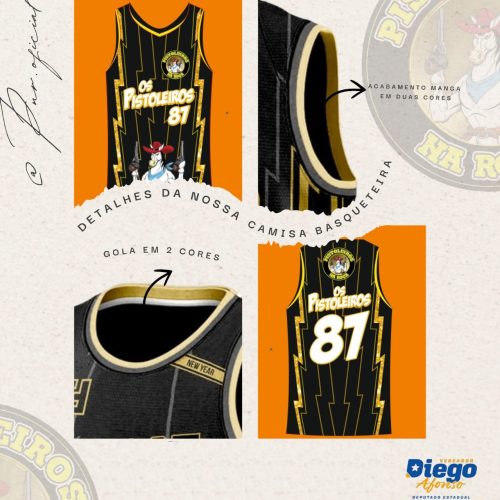 Camisa Basqueteira disponível para encomendas