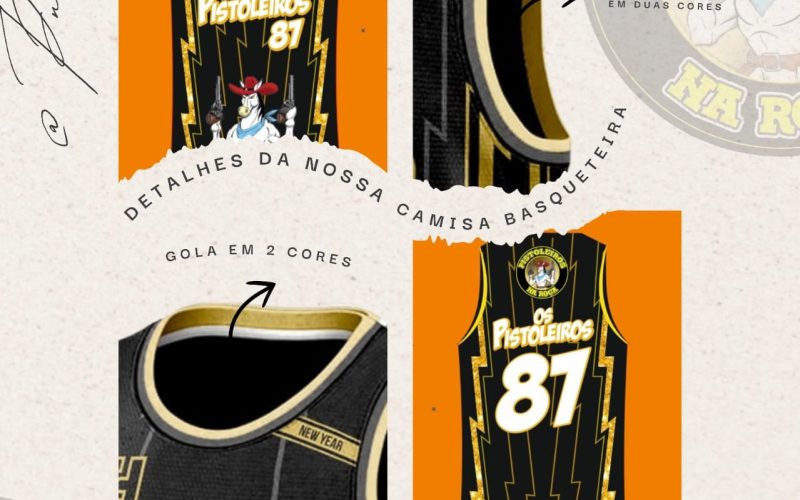 Camisa Basqueteira disponível para encomendas